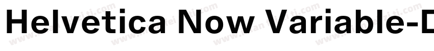 Helvetica Now Variable字体转换